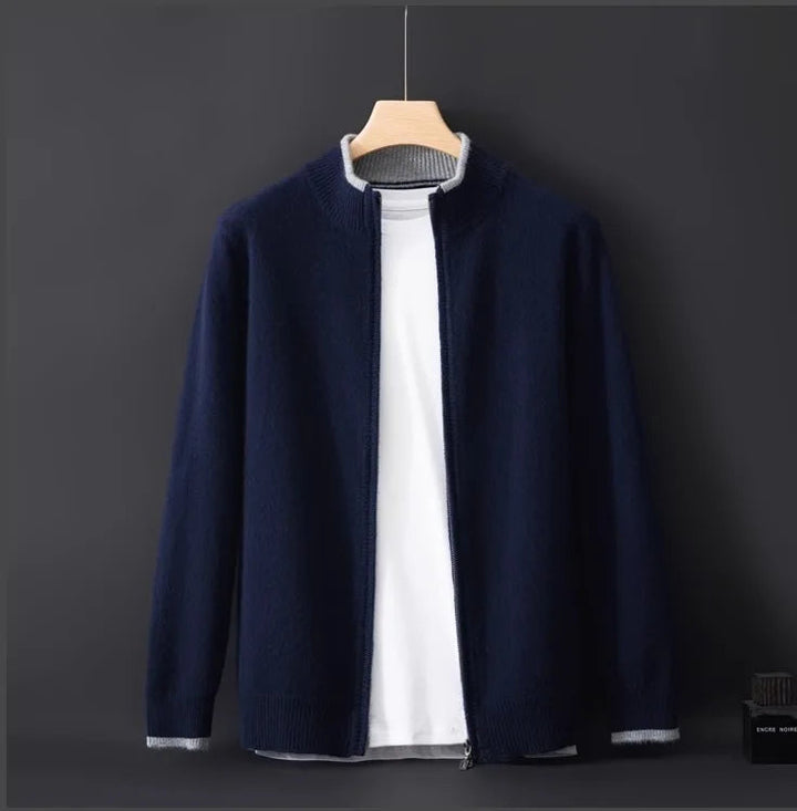 Hudson Cashmere Zip Jacket