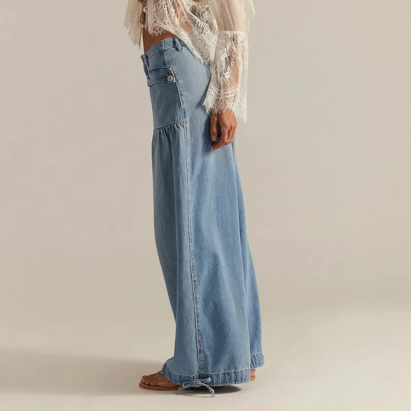 Santi Denim Harem Jogger
