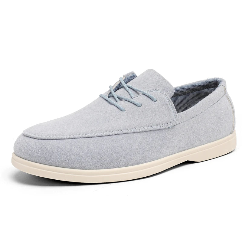 Delano Lace-up Suede Loafer