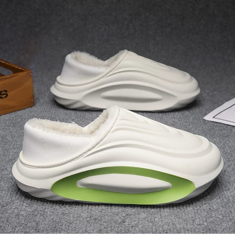 Wave Fleece Slip-On Slide