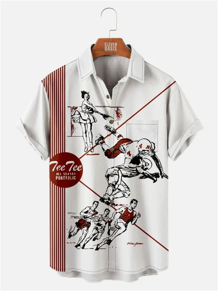 Athletic Society Button-Up Shirt