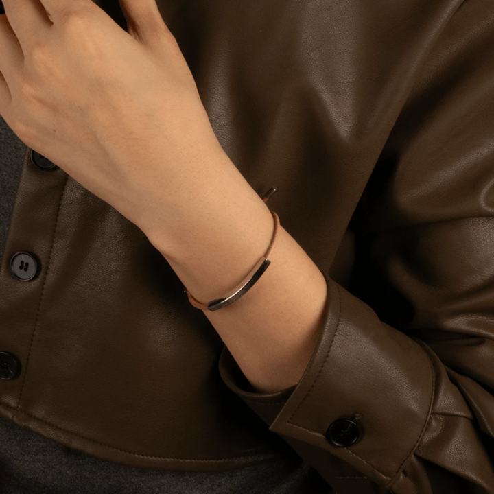Lior Leather Bar Bracelet