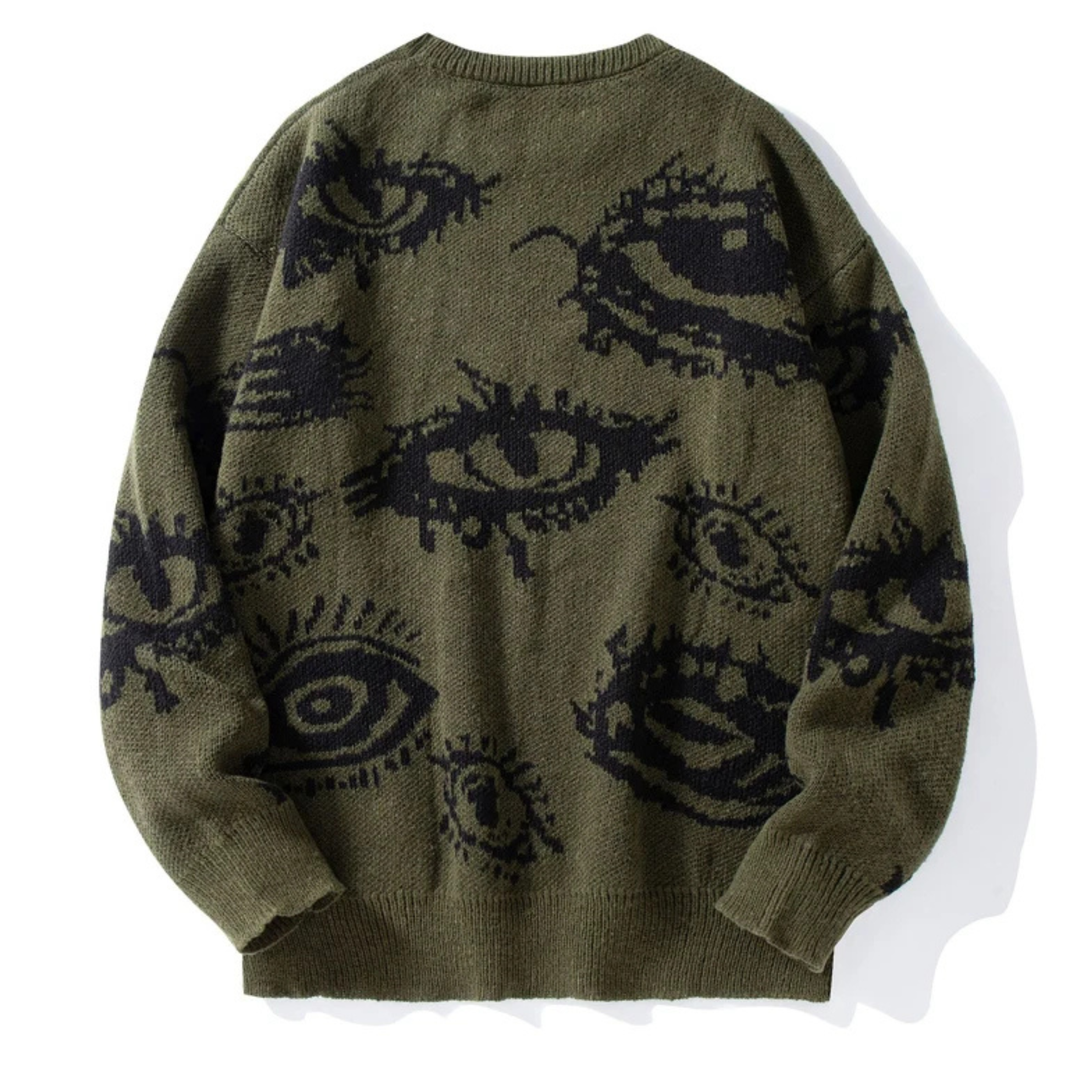 Eye Thread Knit Sweater