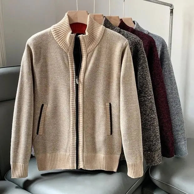 Hudson Knit Zip-Up Jacket