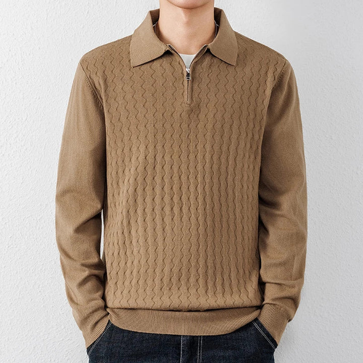 Barron Quarter-Zip Polo Sweater