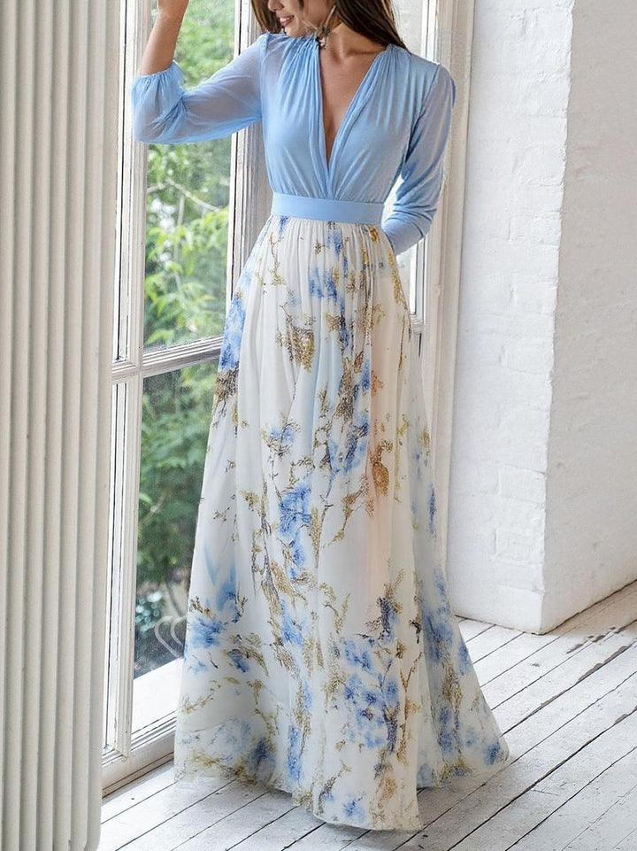 Zara | Chic Floral Maxi Gown
