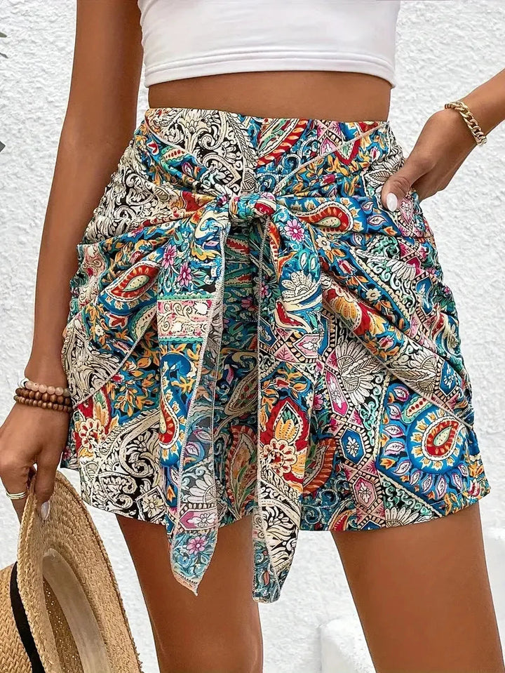 Boheme Paisley Tie Short