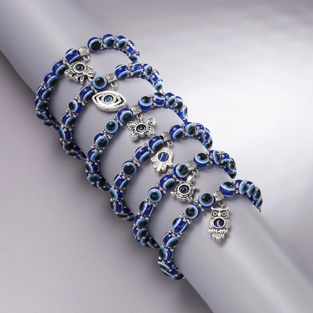 Saphira Evil Eye Charm Anklet