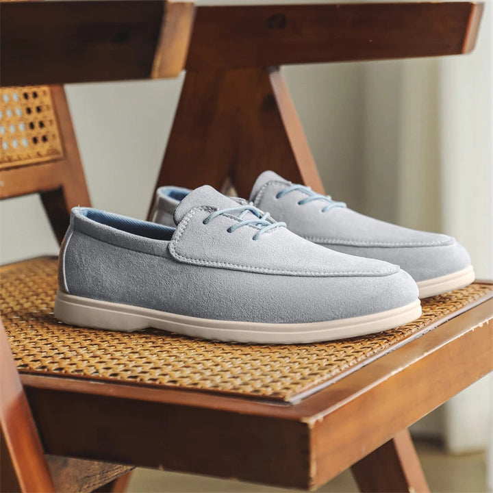 Delano Lace-up Suede Loafer
