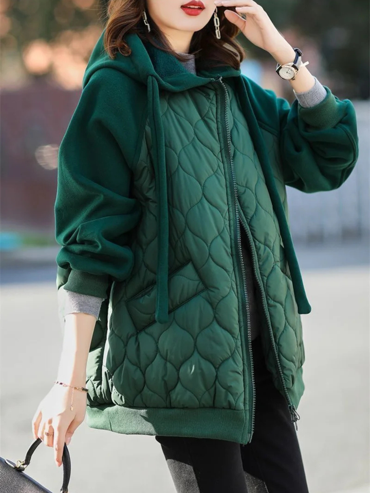 Colette Quilted Hoodie Jacket