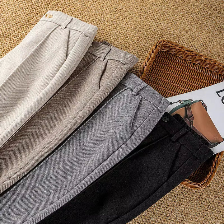 Amelia Herringbone Trouser