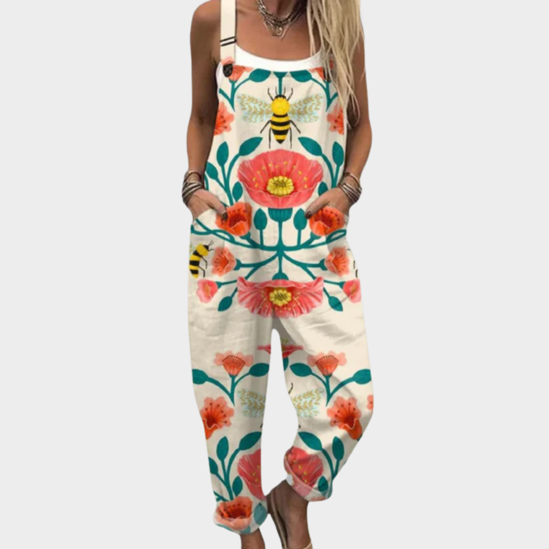Isla™ | Tropical Print Overalls