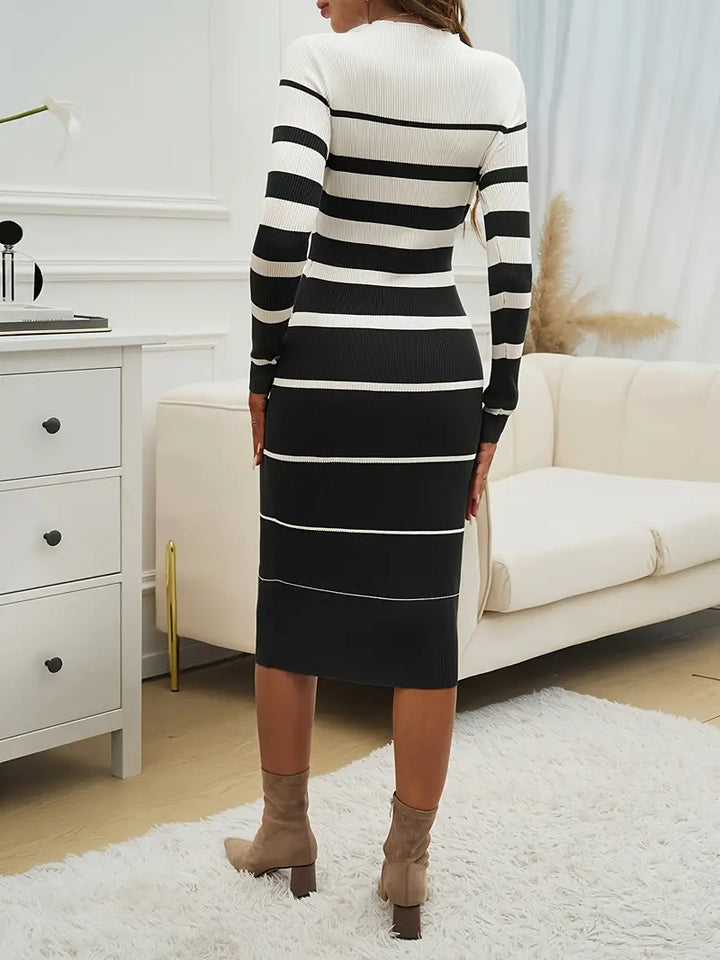 Horizon Stripe Bodycon Dress