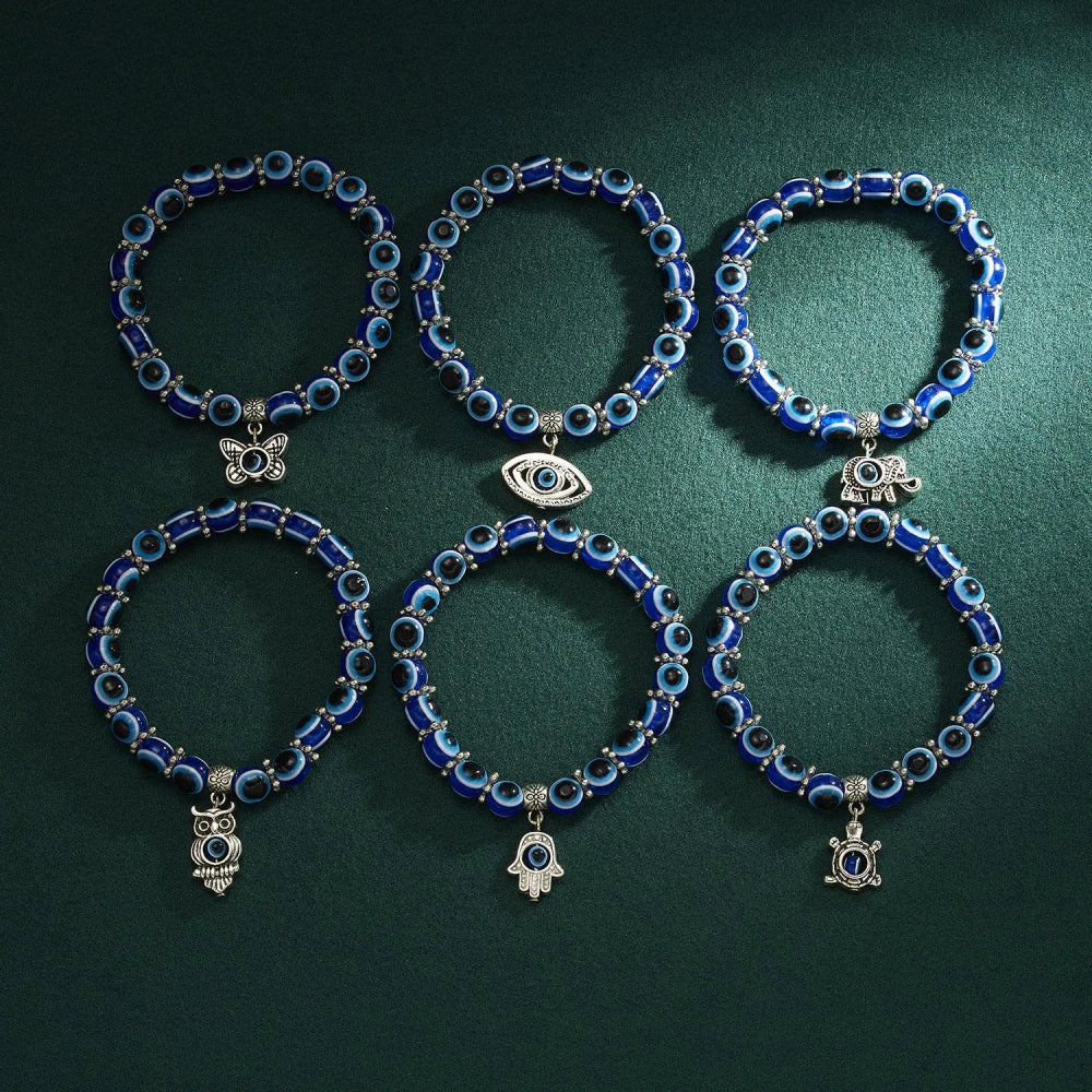 Saphira Evil Eye Charm Anklet
