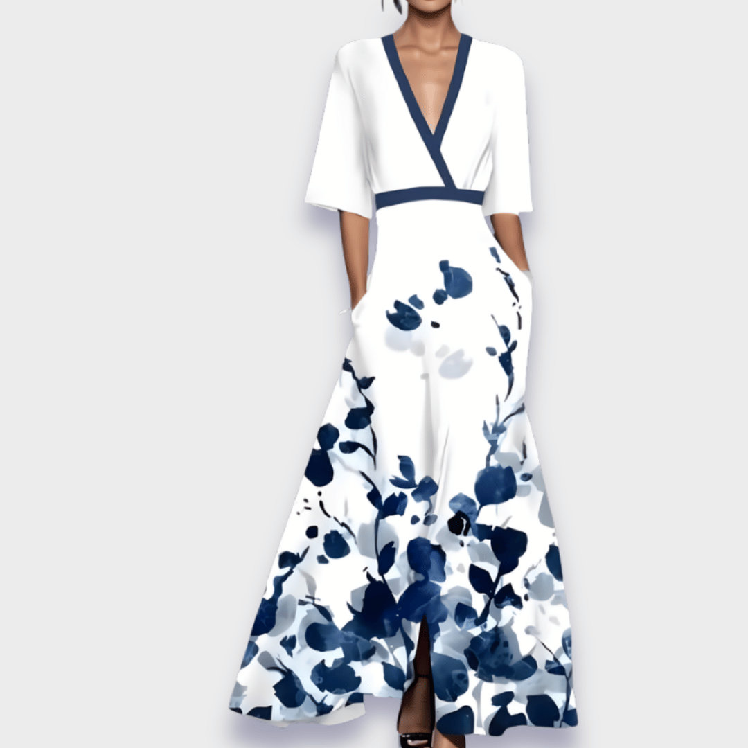 Mia | Graceful Floral Gown