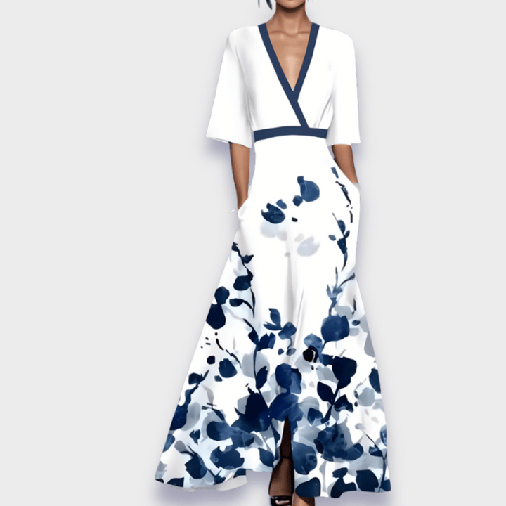 Mia | Graceful Floral Gown
