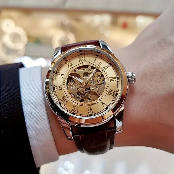 Marquis Skeleton Automatic Watch