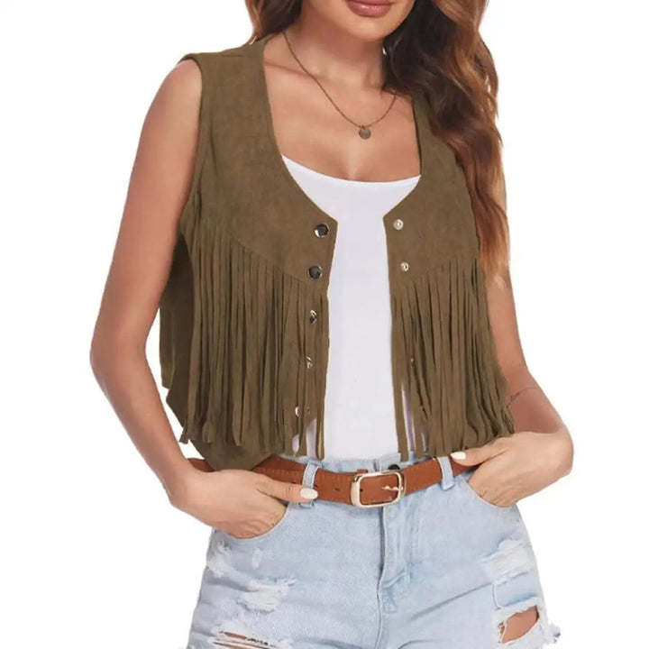 Mojave Fringe Vest