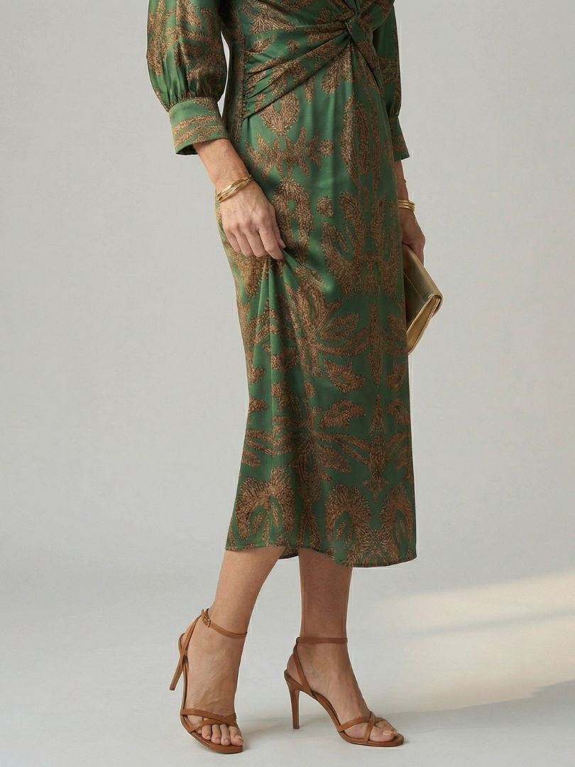 Lune | Eco-Friendly Midi Wrap Dress