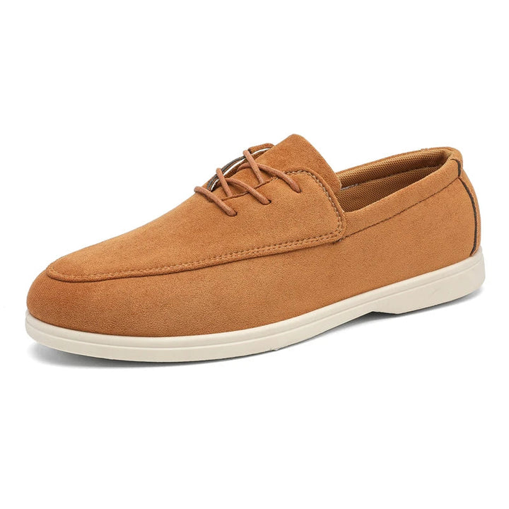 Delano Lace-up Suede Loafer