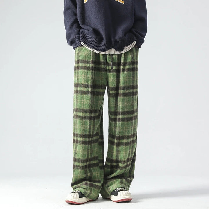 Graph Plaid Sweatpant