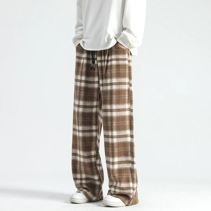 Graph Plaid Sweatpant