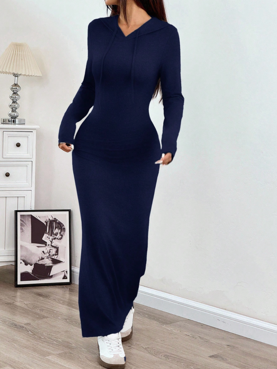 Hooded Bodycon Dress