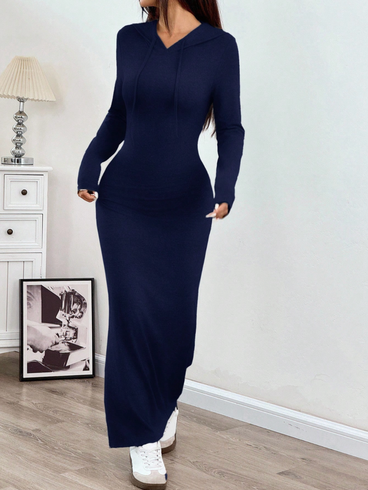 Hooded Bodycon Dress