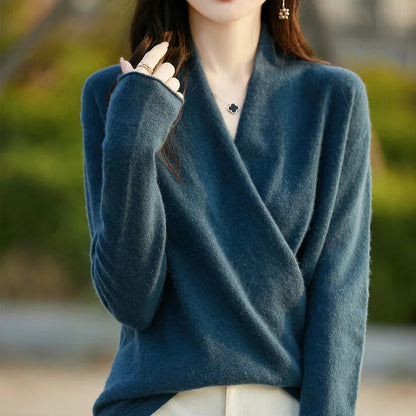 Vivienne Cashmere Wrap Sweater