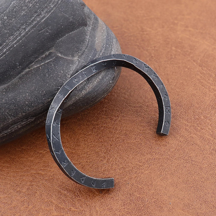Runestone Steel Cuff