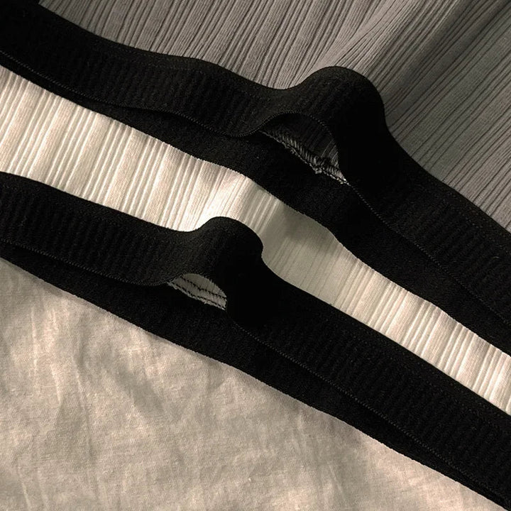 Serene Ribbed Cotton Panty Set