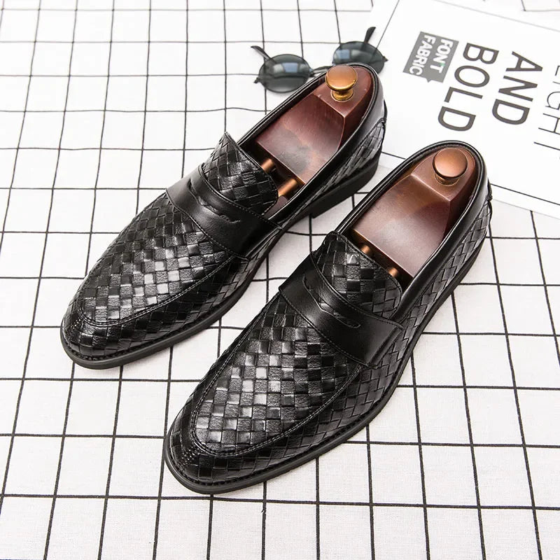 Milano Woven Leather Loafer