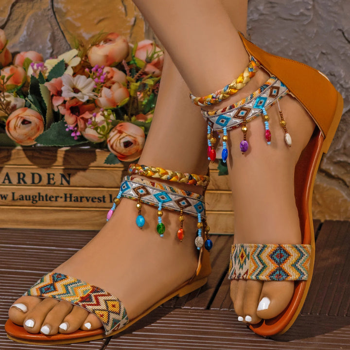 Tahlia Boho Ankle Flats