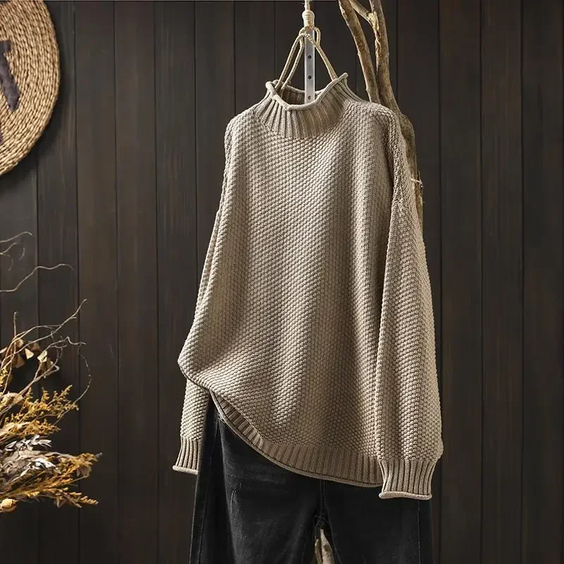 Honeycomb Knit Pullover