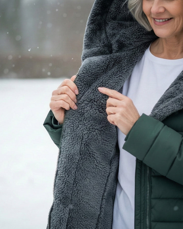 Alice | Cozy Fleece-Lined Puffer Jacket