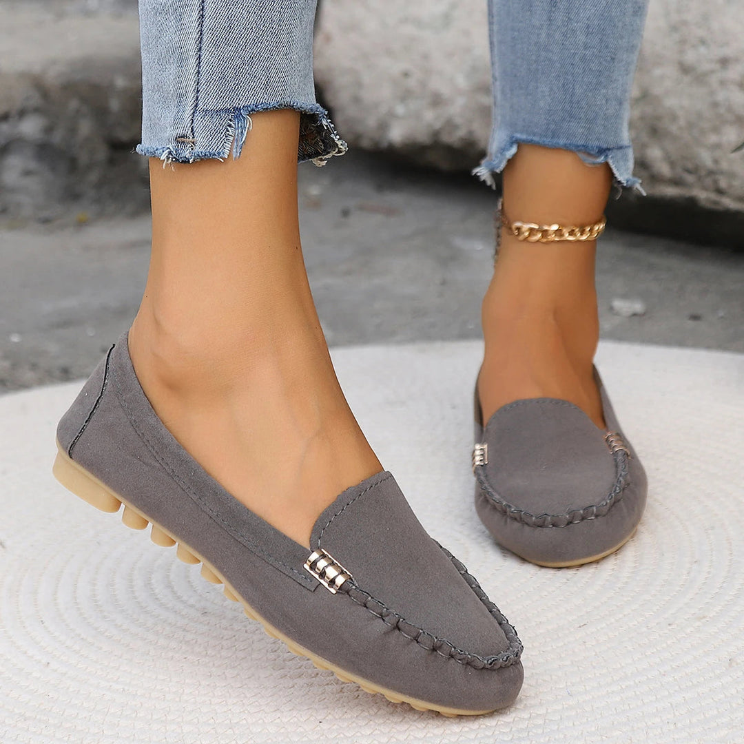 Harper Denim Slip-On Flats