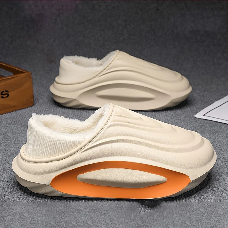 Wave Fleece Slip-On Slide