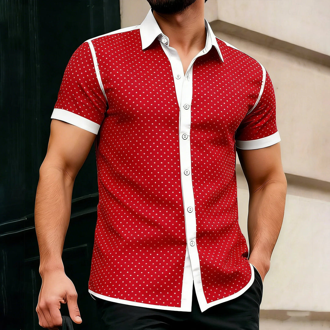 Monaco Contrast Button-Up