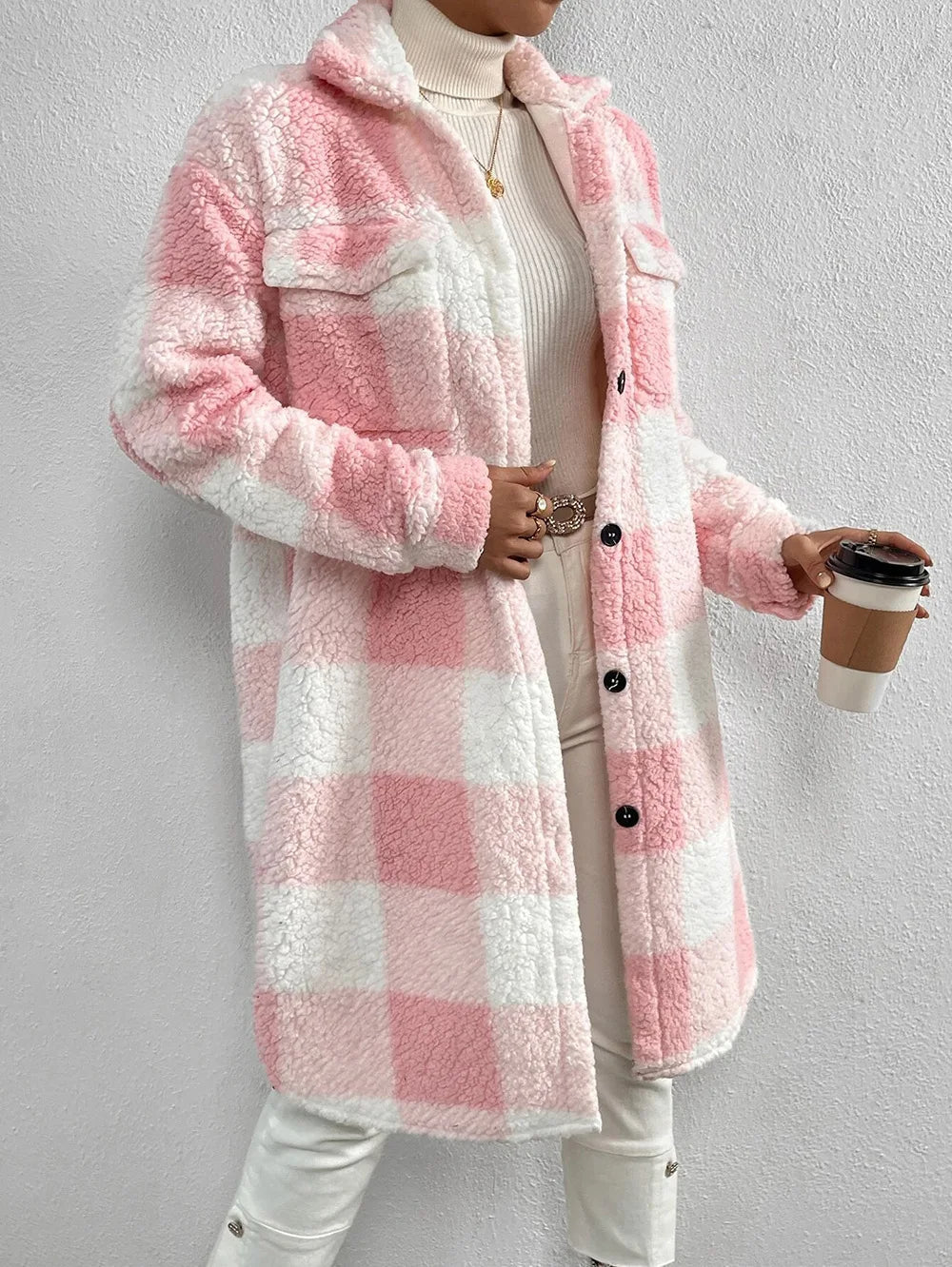 Weekend Plaid Sherpa Jacket