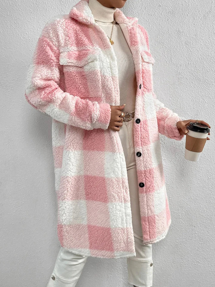 Weekend Plaid Sherpa Jacket