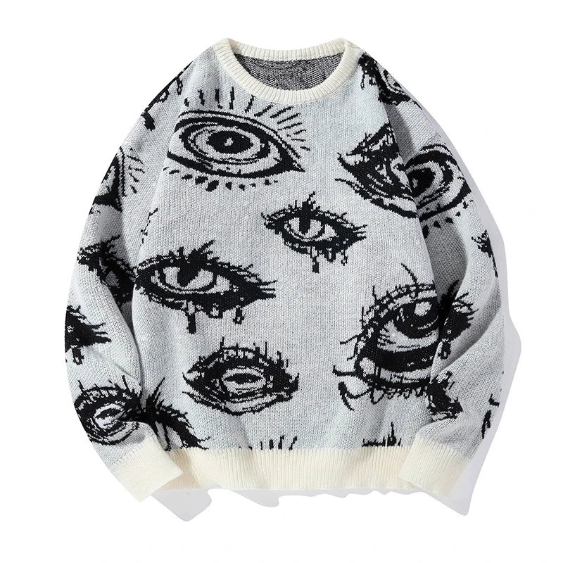 Eye Thread Knit Sweater