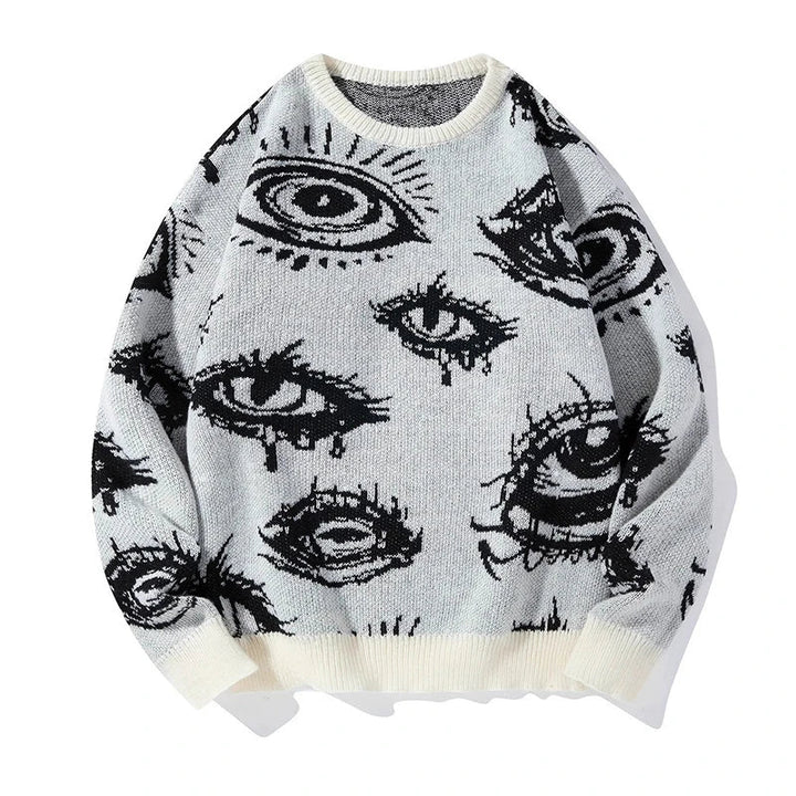 Eye Thread Knit Sweater
