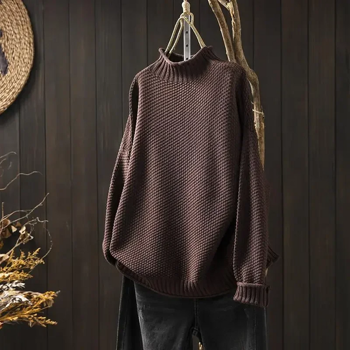 Honeycomb Knit Pullover