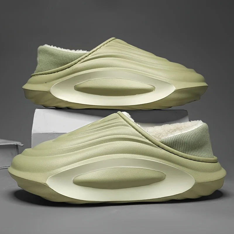 Wave Fleece Slip-On Slide