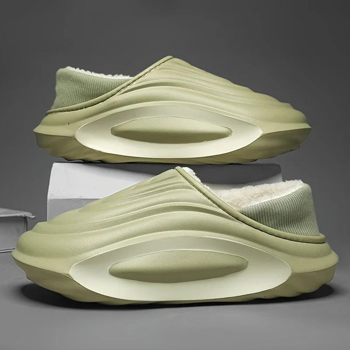 Wave Fleece Slip-On Slide