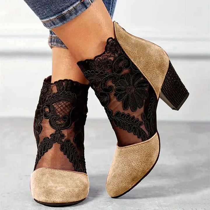 Twilight Lace Ankle Heel