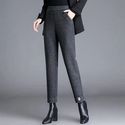 Herringbone Wool Trouser
