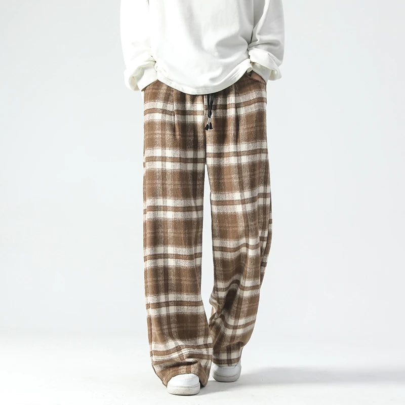 Graph Plaid Sweatpant