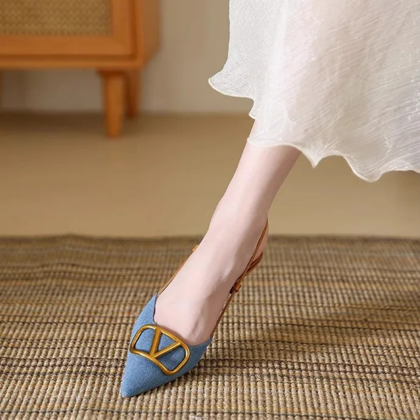 Valentina Slingback Stiletto Heel