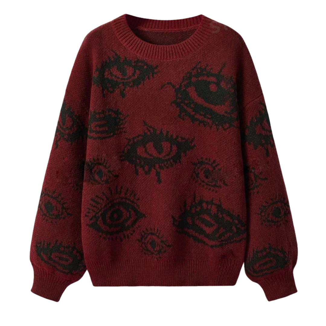 Eye Thread Knit Sweater